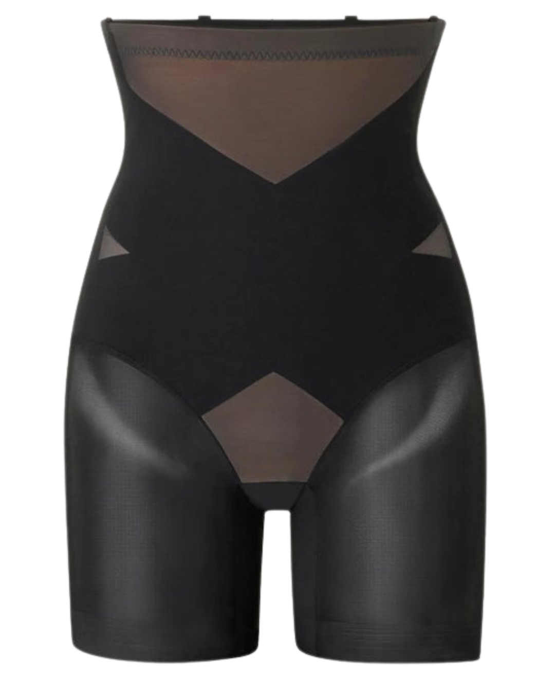 Shorts Modelador Preto e Bege